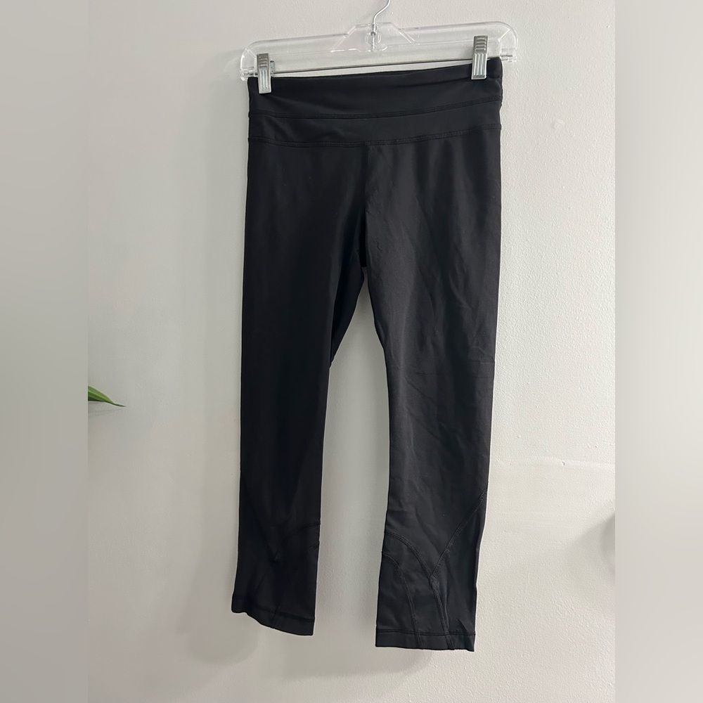 Lululemon pace rival black cropped legging 21” - Picture 1 of 6
